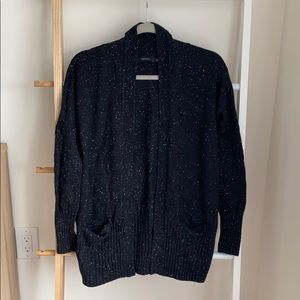 Aritzia Black Speckled Cardigan